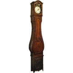 Louis XVI Walnut Tall Case Clock