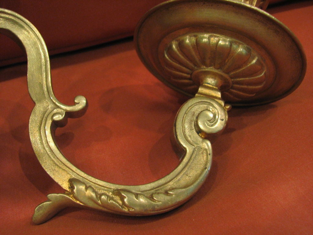 French Louis XIV Style Sconces In Good Condition In New Orleans, LA