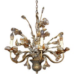 French 40
s Crystal Chandelier