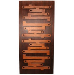 1960s Brazilian Jacaranda Decorative Panel or Door 4