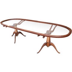 1940s Brazilian Jacaranda Dining Table for Eight by Dinuti