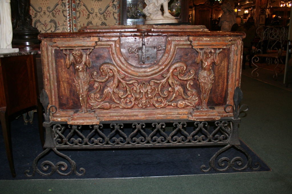 18th Century and Earlier 17th c. Italian Bridal Chest