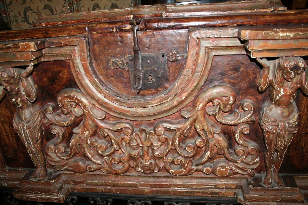 17th c. Italian Bridal Chest 5