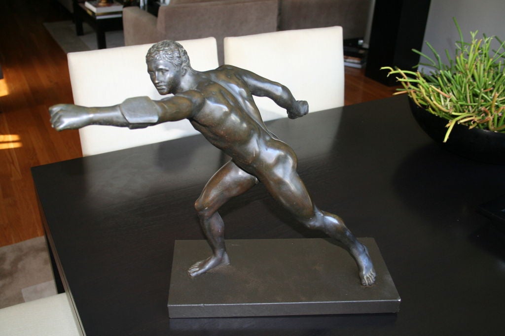 19th c. Grand Tour Male Nude Bronze