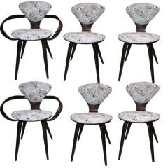 Set of Six Cherner for Plycraft Chairs 1