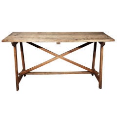 Naturally Sun Bleached Walnut Console