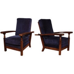 Used Mahogany Morris Chairs