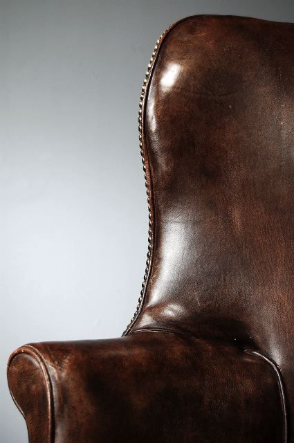 English Leather Tub Chair 3