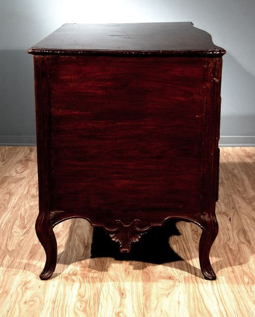 Chestnut A Beautiful Portugese Three Drawer Commode For Sale
