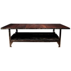 French Coffee Table From a Ship Building Shop