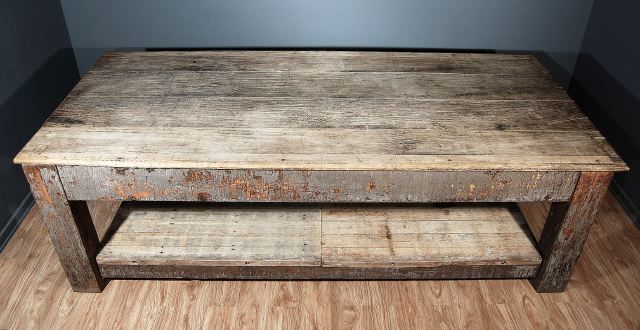 French Large Drapers Work Table For Sale