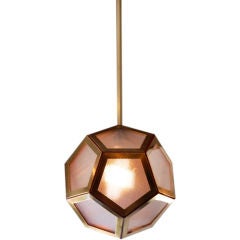 Geometric Pentagon Hanging Lantern 1