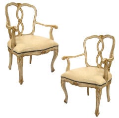 Pair Provencial Arm Chairs (GMD#1686)