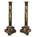 Pair Empire Style Candlesticks (GMD#2170)