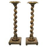 Antique Pair Italian Candle Stands (GMD#1568)