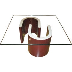 MODERN DOUBLE U SHAPE COFFEE TABLE