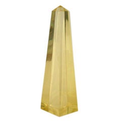 Pierre Giraudon Resin Obelisk