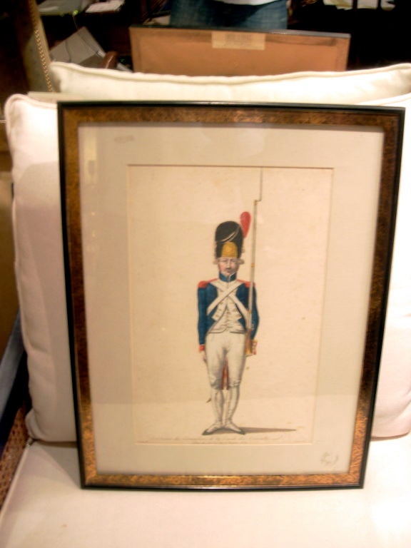 SET OF THREE 19TH CENTURY HAND COLORED ENGRAVINGS