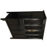 Chinese Cabinet with Lattice Doors