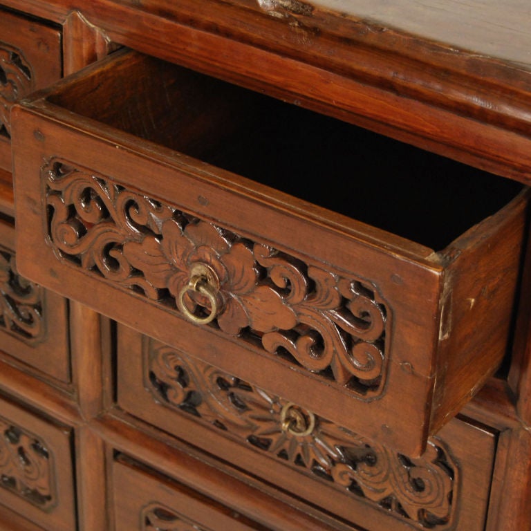 Twelve Drawer Sideboard In Excellent Condition In Chicago, IL