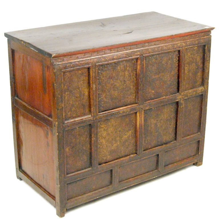 Tibetan Chest with Dragons