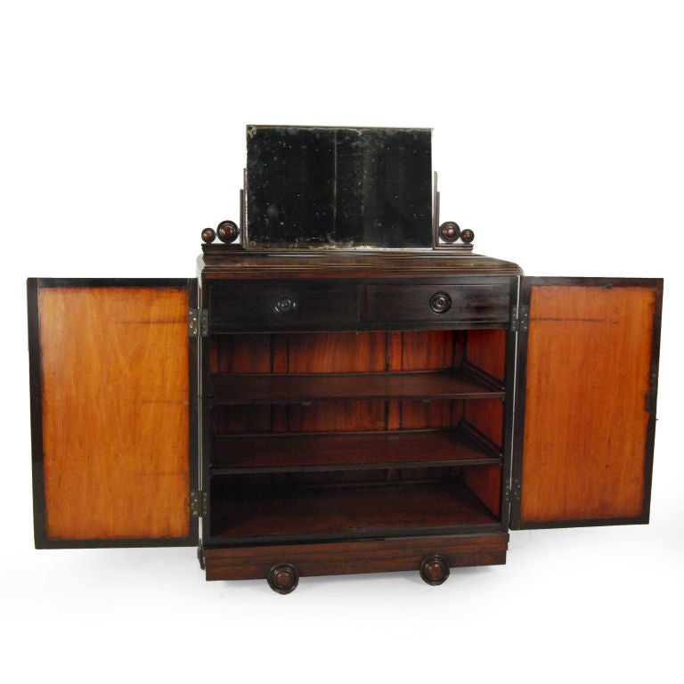 Rosewood Chinese Deco Cabinet