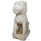 Antique Limestone Fu Dog