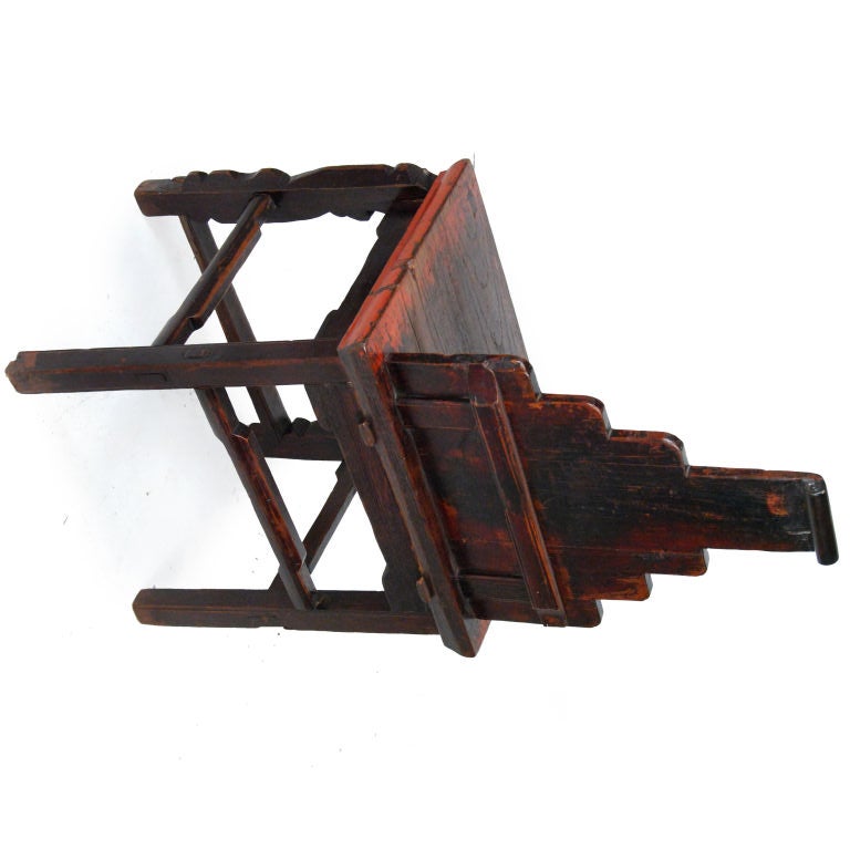 Pair of Folk Carved Chairs at 1stdibs