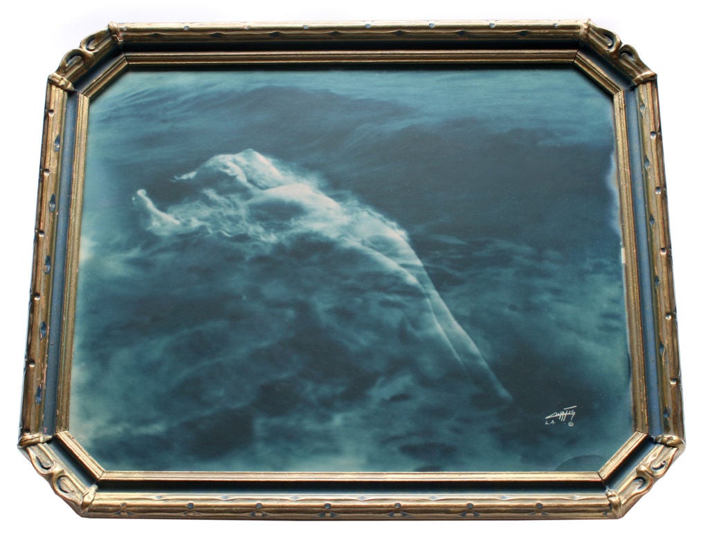 This is a hauntingly beautiful image.  In its original frame, it measures 16.