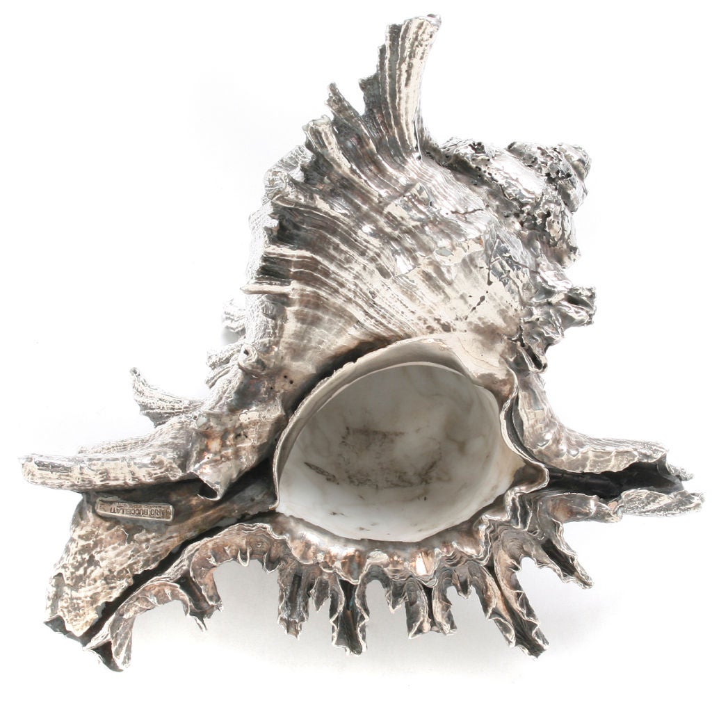 20th Century Federico and Mario Buccellati Silvered Shells