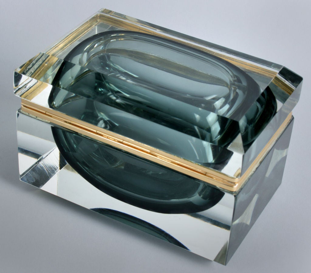 Italian Somerso Glass Box 2