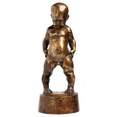Bronze Sculpture of a Boy