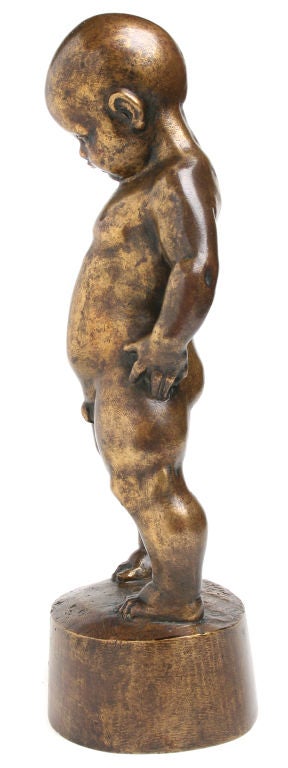 Bronze Sculpture of a Boy