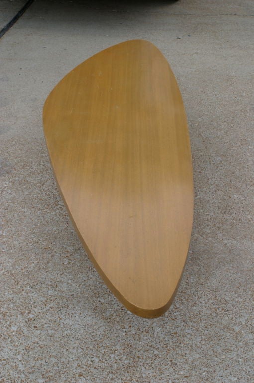 Mid-Century Modern Harvey Probber Biomorphic Surfboard Cocktail Coffee Table