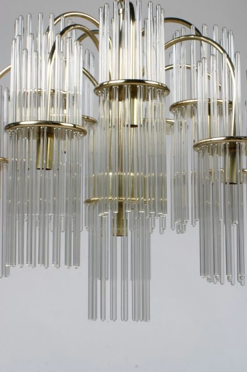 Lightolier glass rod light fixture at 1stDibs glass rod light fixtures