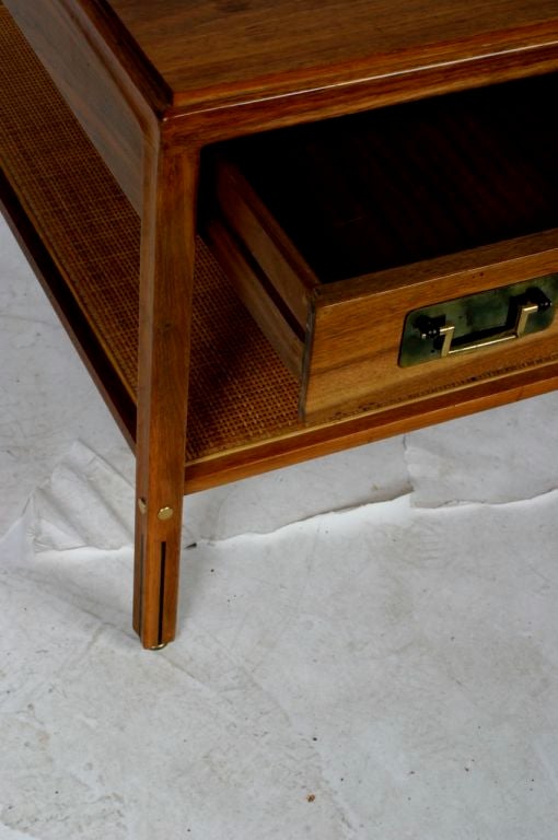 Mid-20th Century Pair of Gregori end tables designed by Gerry Zanck