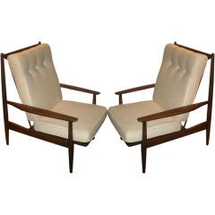 Pair of Midcentury Danish Lounge chairs