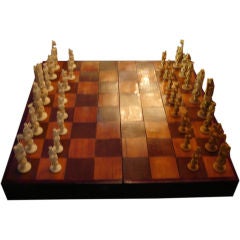 Vintage Ivory Chess Set