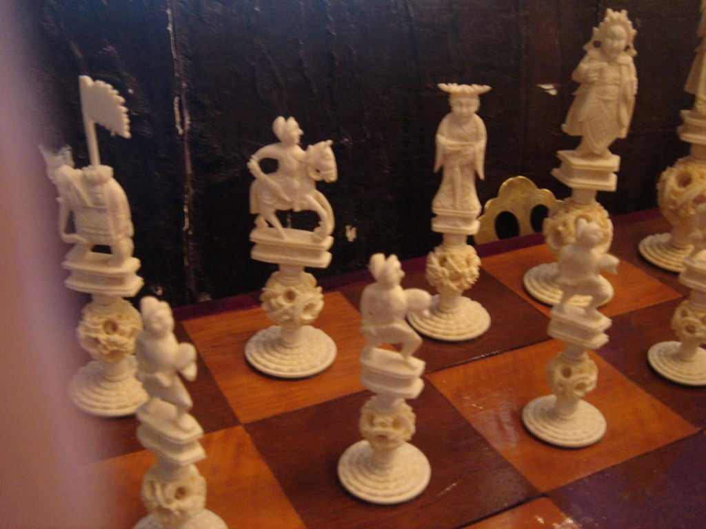Ivory Chess Set 1
