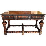 Fine 18th c. Portuguese rosewood library table