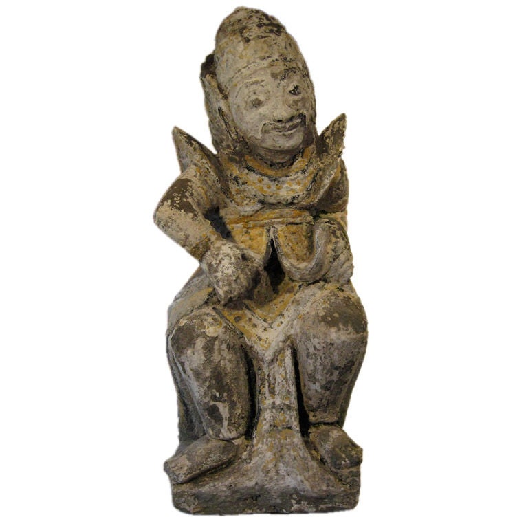 Balinese carving of Hermaphroditic River Deity