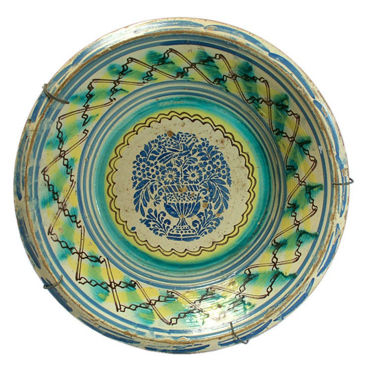 19th c. Spanish Bowl For Sale
