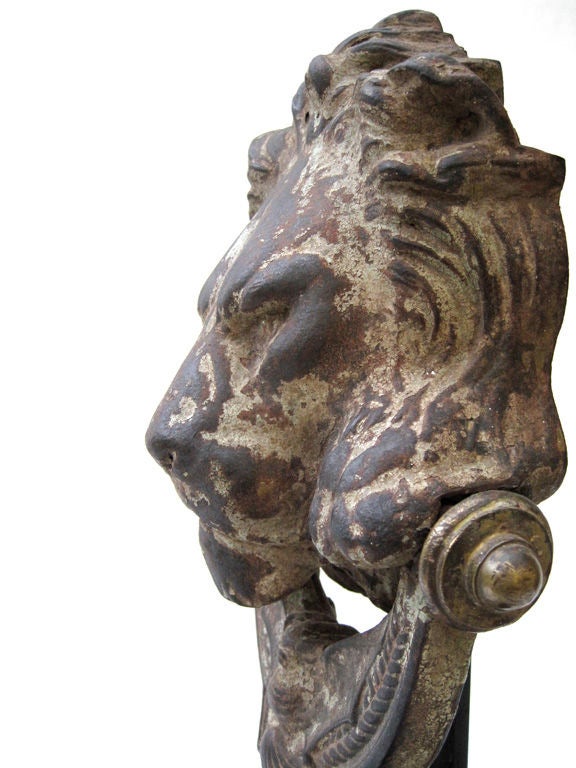 19th c. French Iron knocker For Sale 2