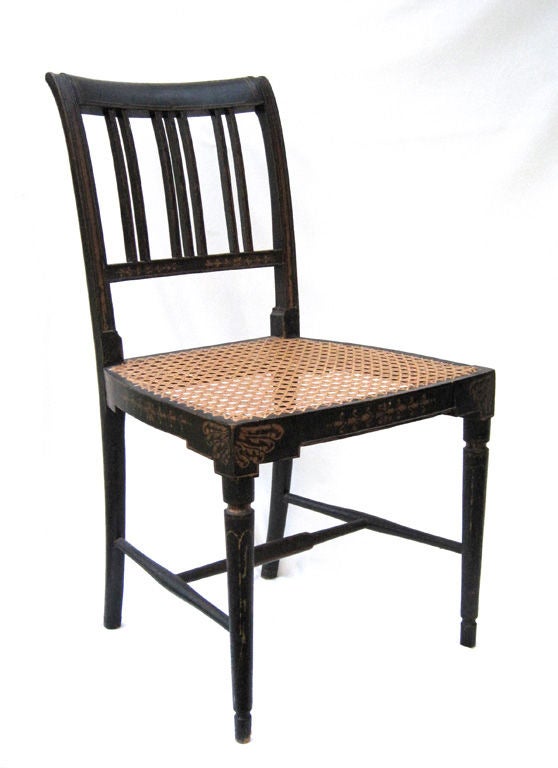 Pair of English 19th c. side chairs