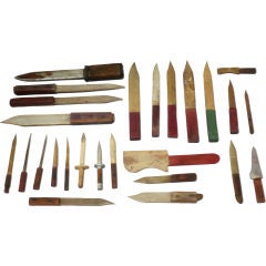 American folk art wood knives