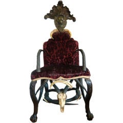 Antique Fantasmagorical Armchair