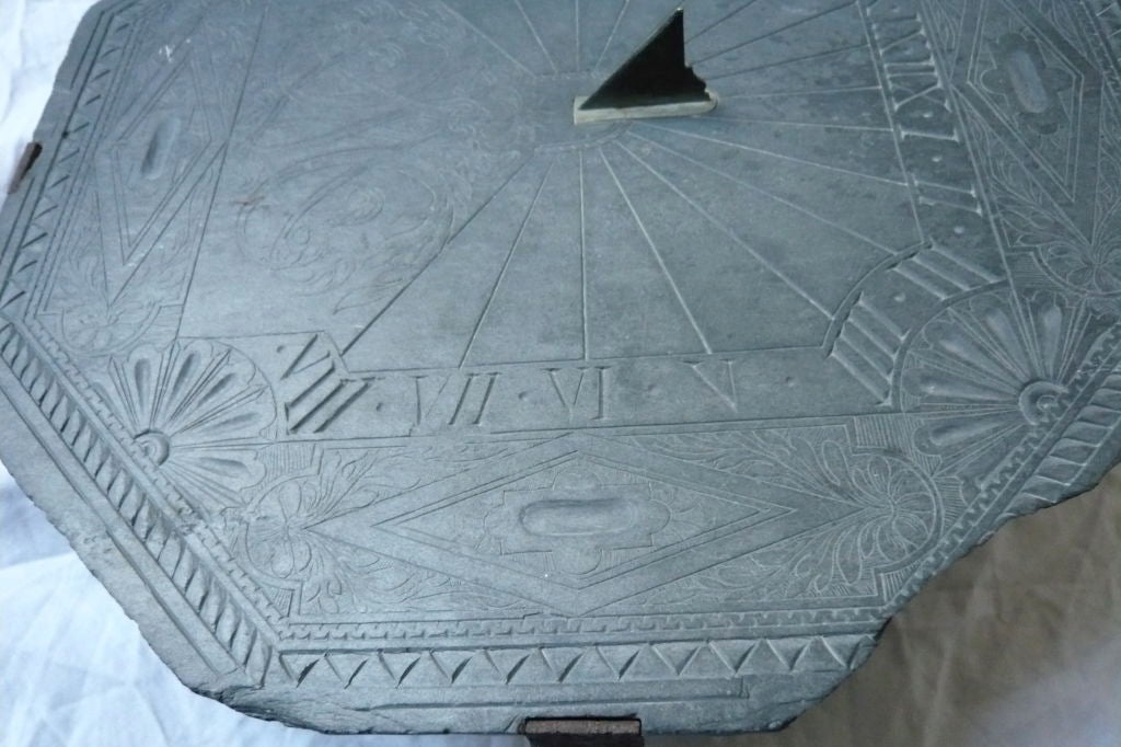 17th c. French slate SUNDIAL For Sale 4