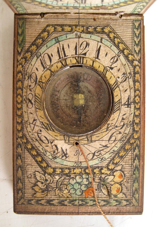 18th Century and Earlier 18th c. French pocket sundial/compass