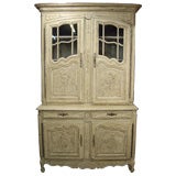 Louis XV painted buffet deux corps