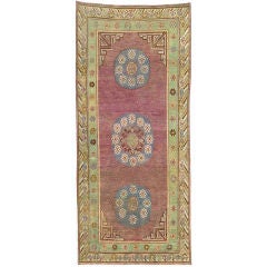 Antique Samarkand Carpet, circa 1900